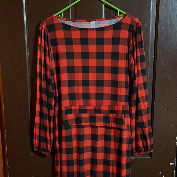 Tickled Teal Midi Dress - Picture 2 of 8